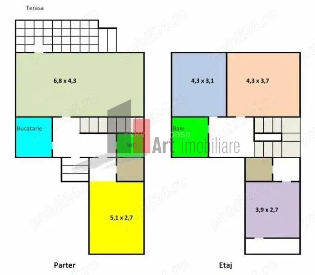 Casa de inchiriat in zona Floreasca/ Barbu Vacarescu. 0% Comision